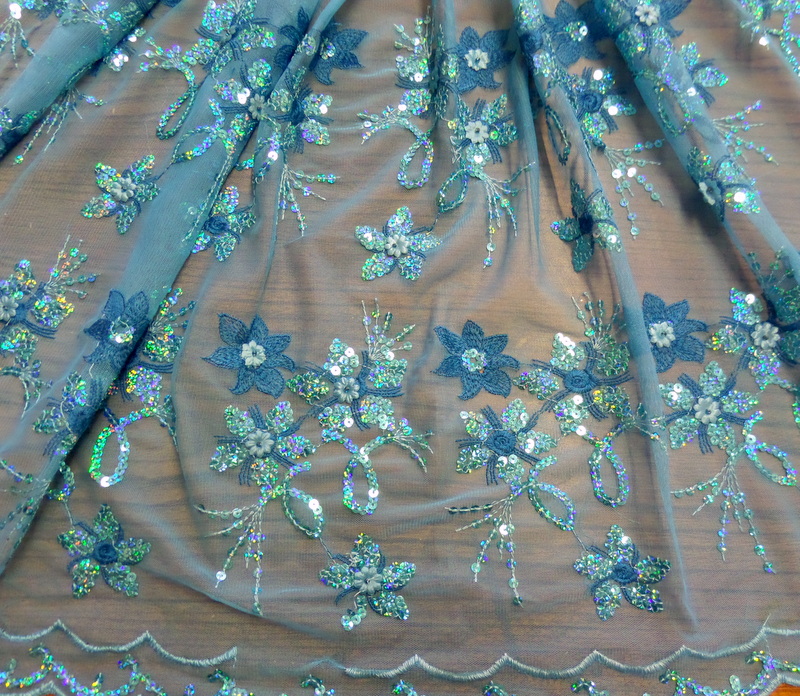 4.Turquoise Venice Sequins